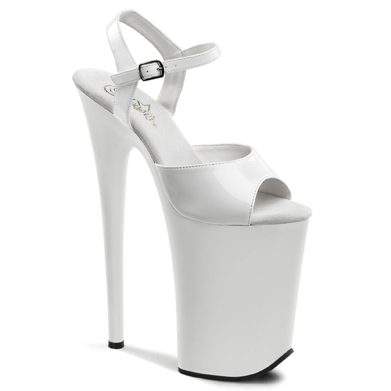 Pleaser Infinity 909 White - Model Express VancouverShoes