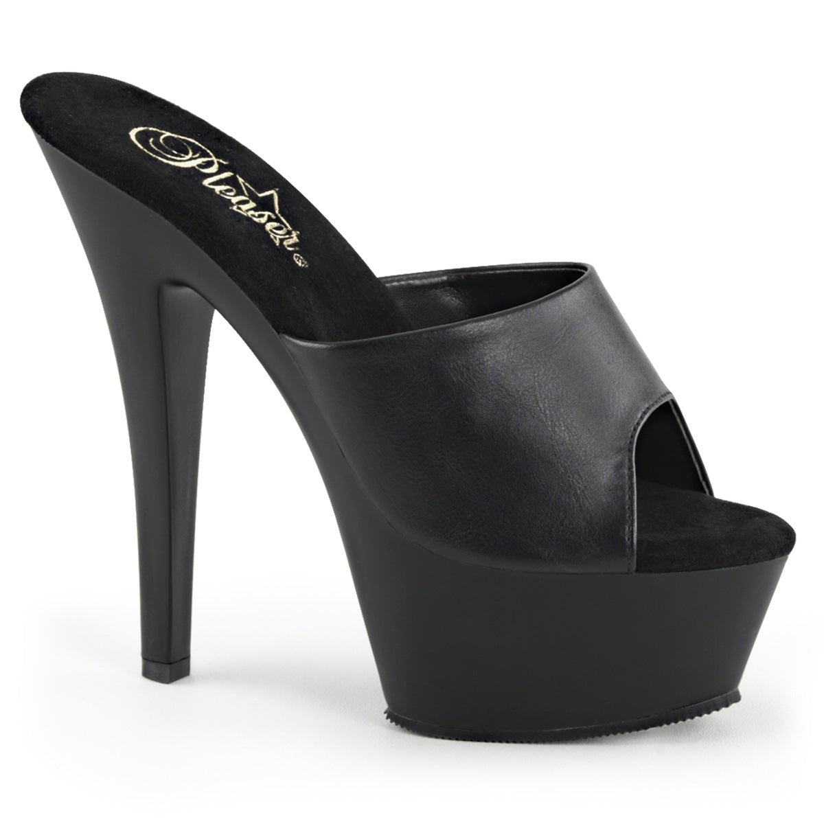 Pleaser Kiss 201 Black Matte - Model Express VancouverShoes