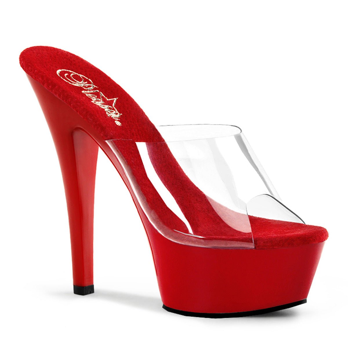 Pleaser Kiss 201 Red - Model Express VancouverShoes