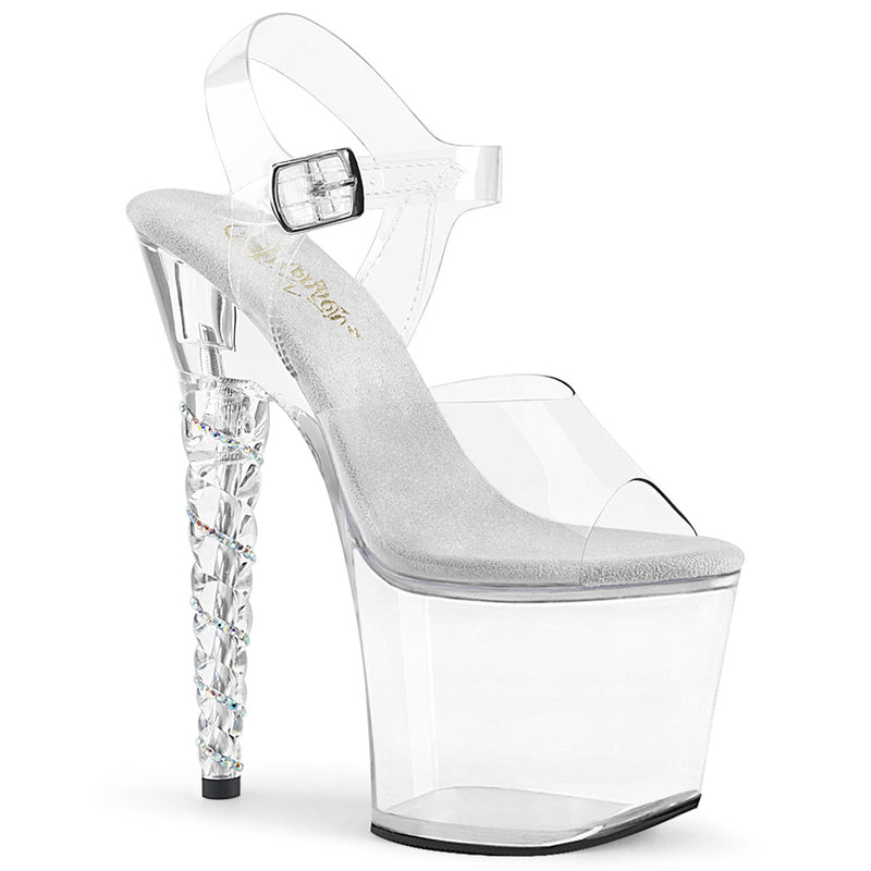 Pleaser Unicorn 708RSH Clear - Model Express VancouverShoes