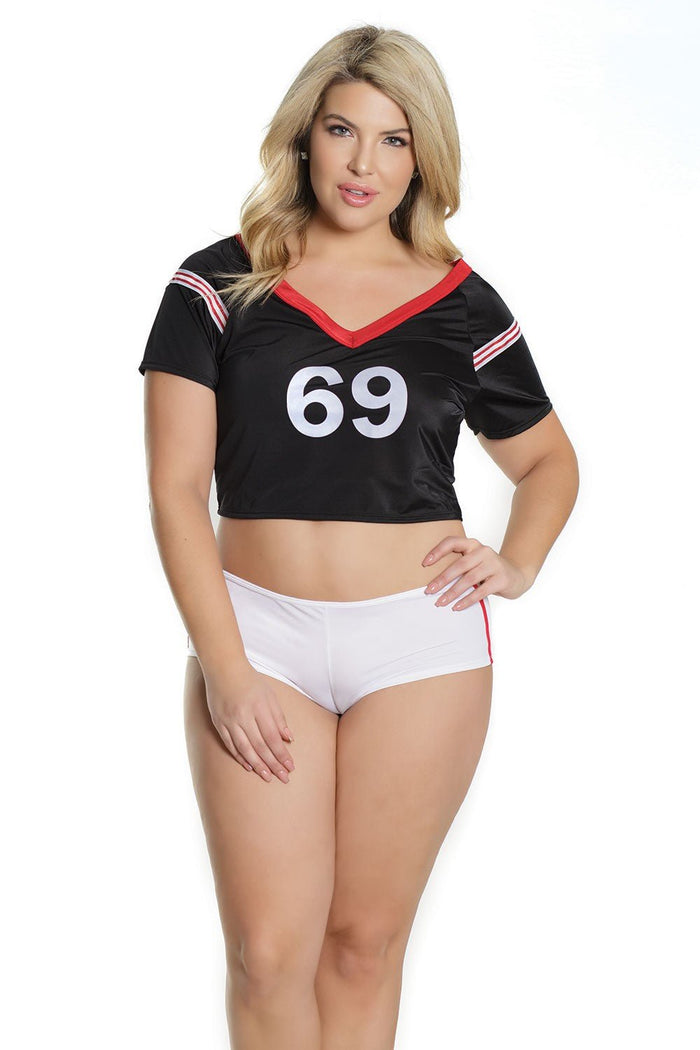 Plus Size Football Fan Costume - Model Express VancouverLingerie