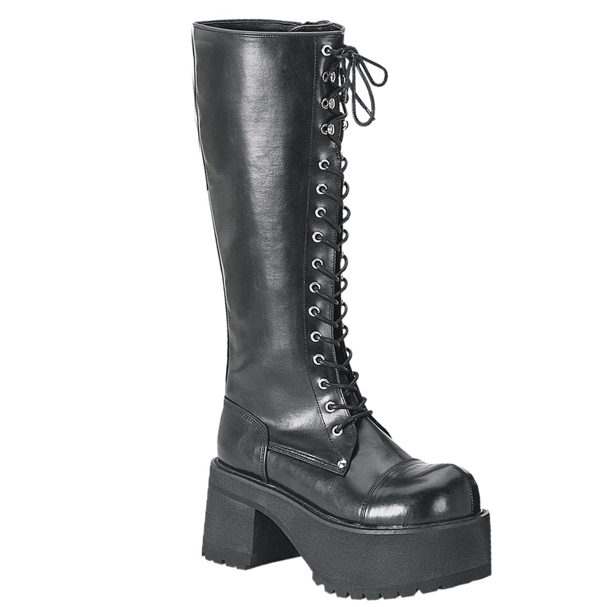 Demonia Ranger-302 - Blk Vegan Leather