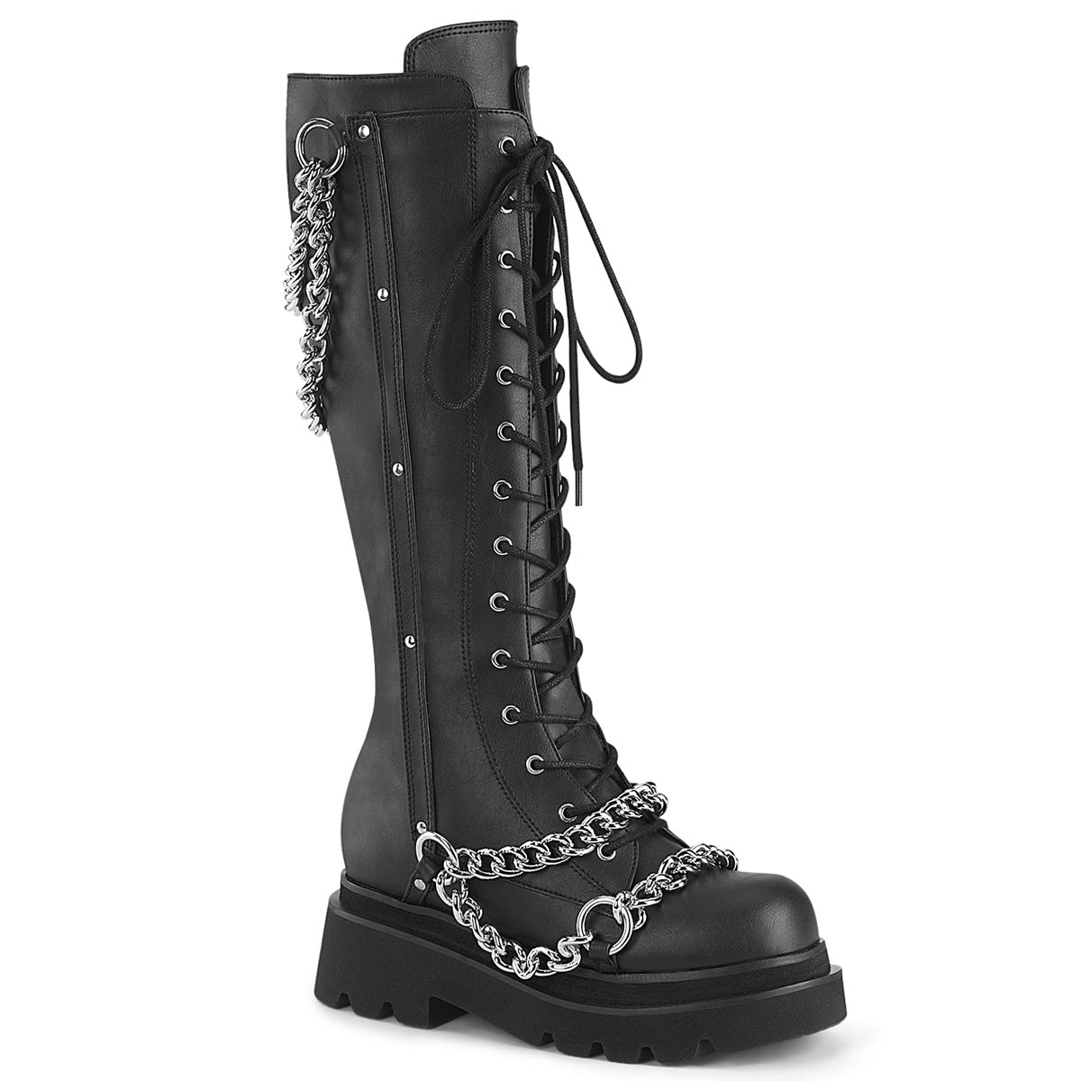 Demonia Renegade-215 - Blk Vegan Leather