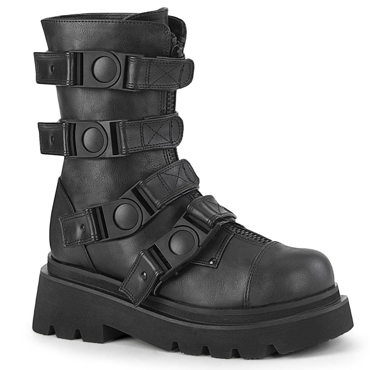 Demonia Renegade-55 - Blk Vegan Leather