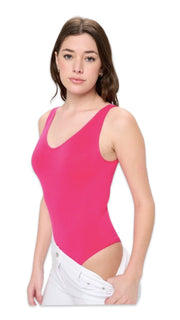 Reversible Tank Bodysuit Fuchsia - Model Express VancouverClothing