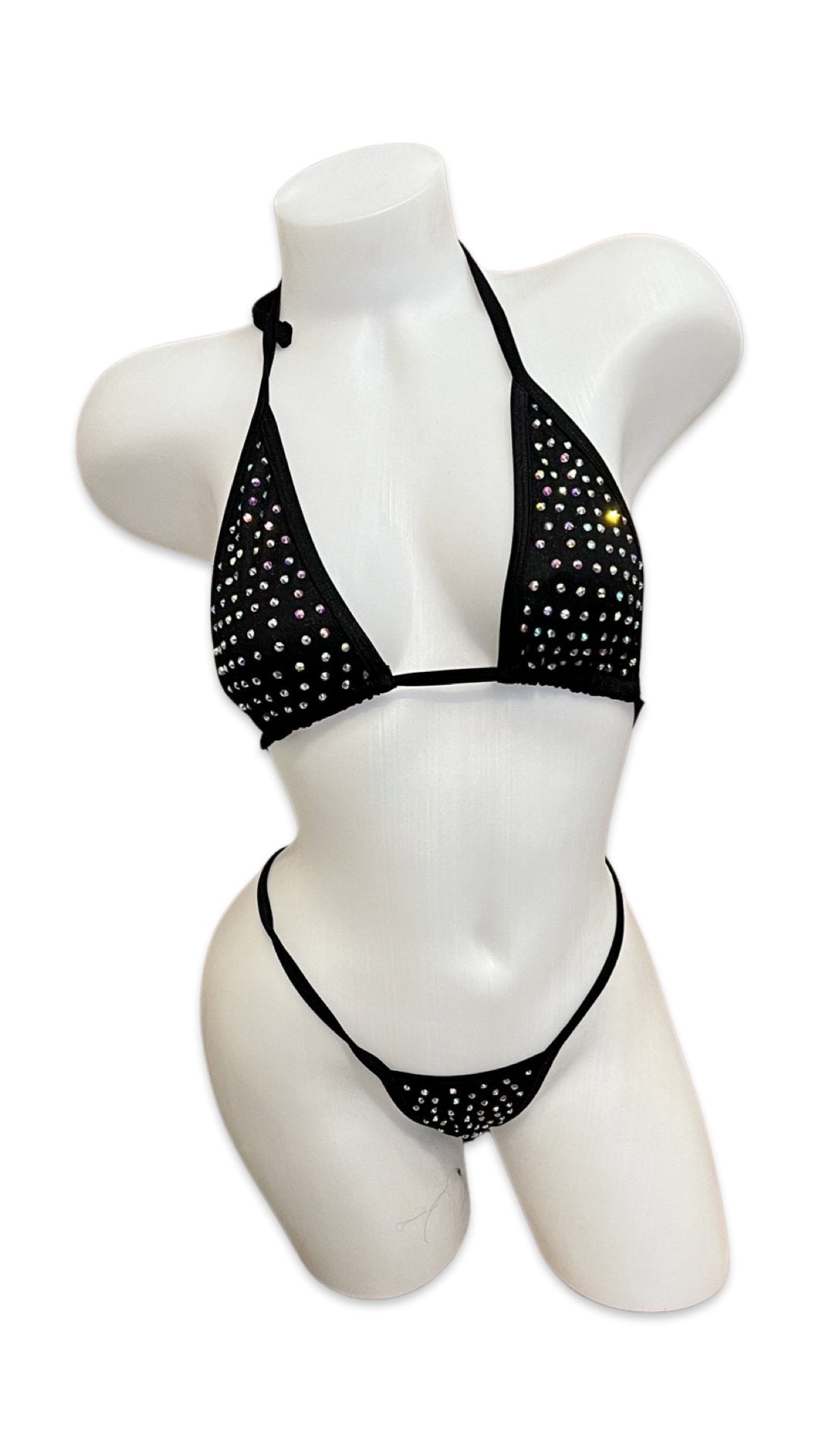 Rhinestone Bikini Black - Model Express VancouverBikini