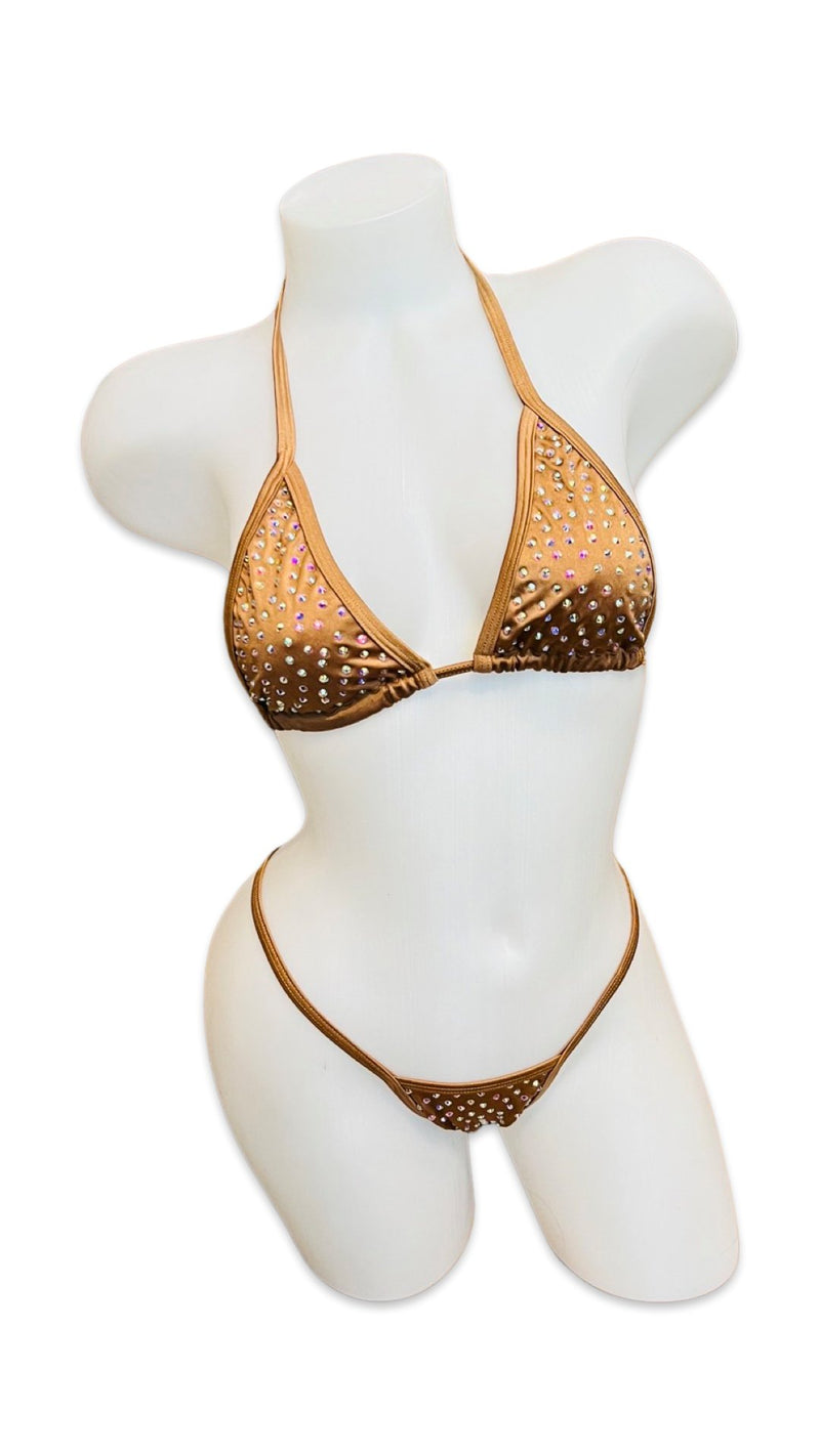 Rhinestone Bikini Camel - Model Express VancouverBikini