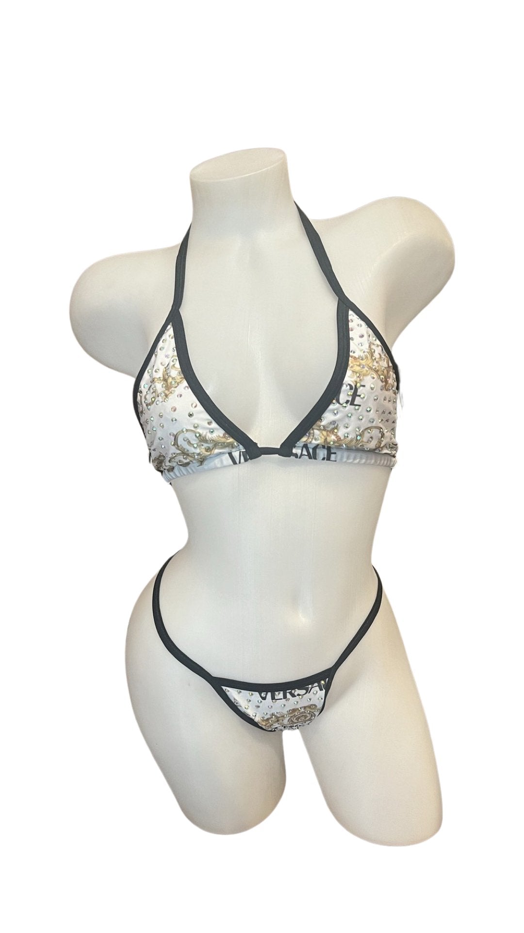 Rhinestone Bikini Design Gold - Model Express VancouverBikini