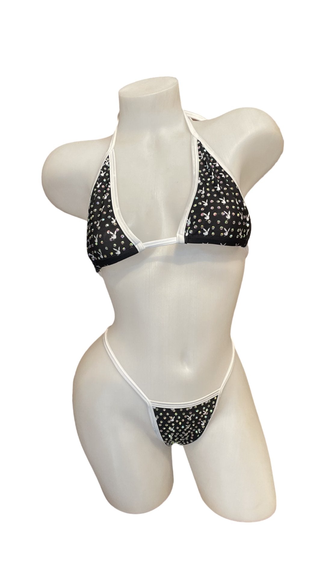 Rhinestone Bikini Playboy Bunny - Model Express VancouverBikini