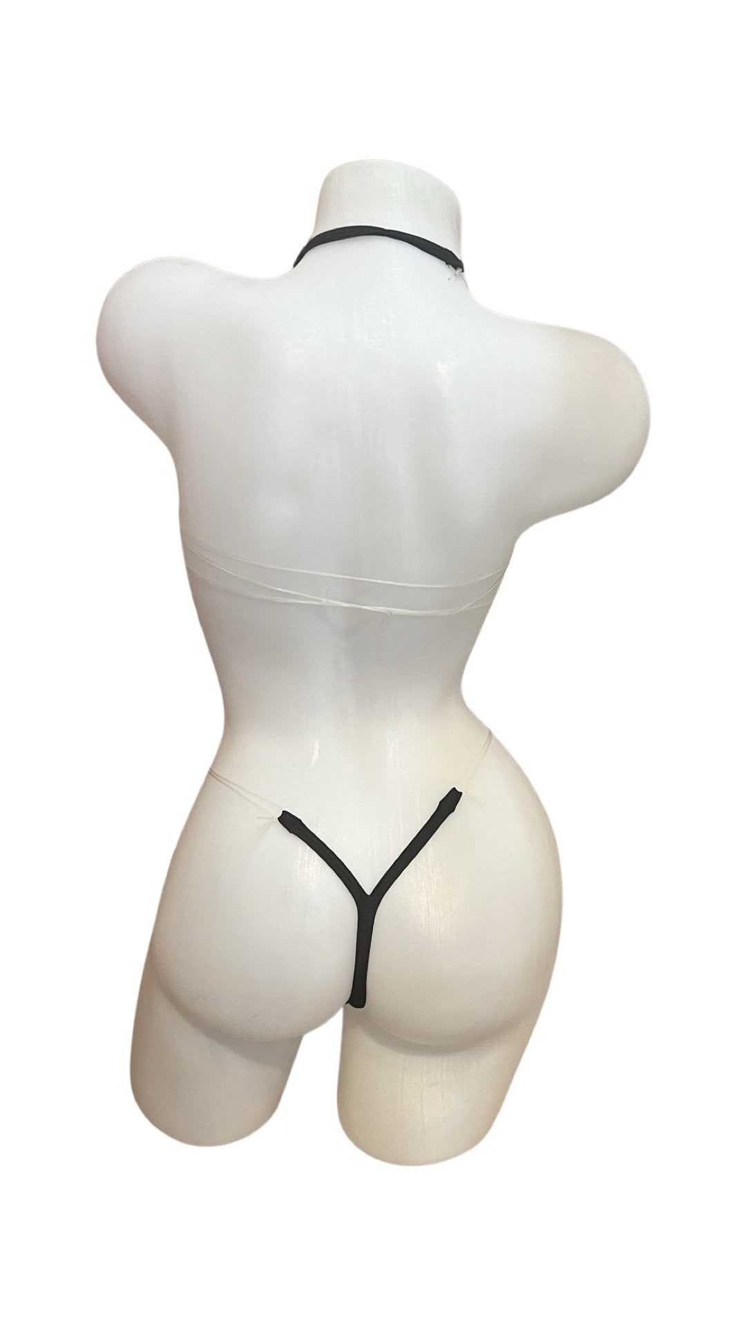 Rhinestone Star Bikini - Black Design - Model Express VancouverBikini
