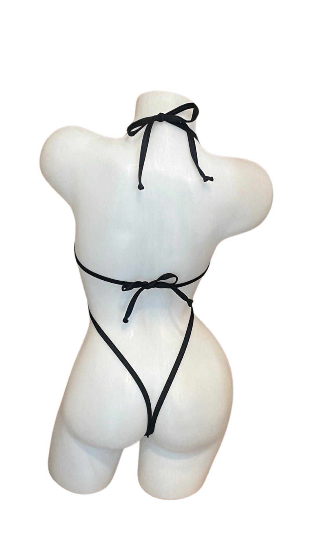 Rhinestone Star Sling Shot Design Green - Model Express VancouverBikini
