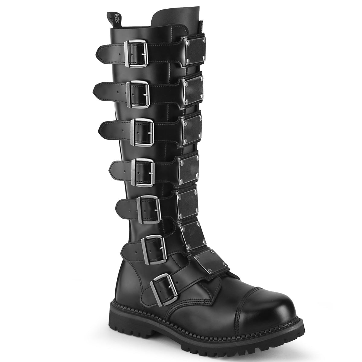 Demonia Riot-21Mp - Blk Leather