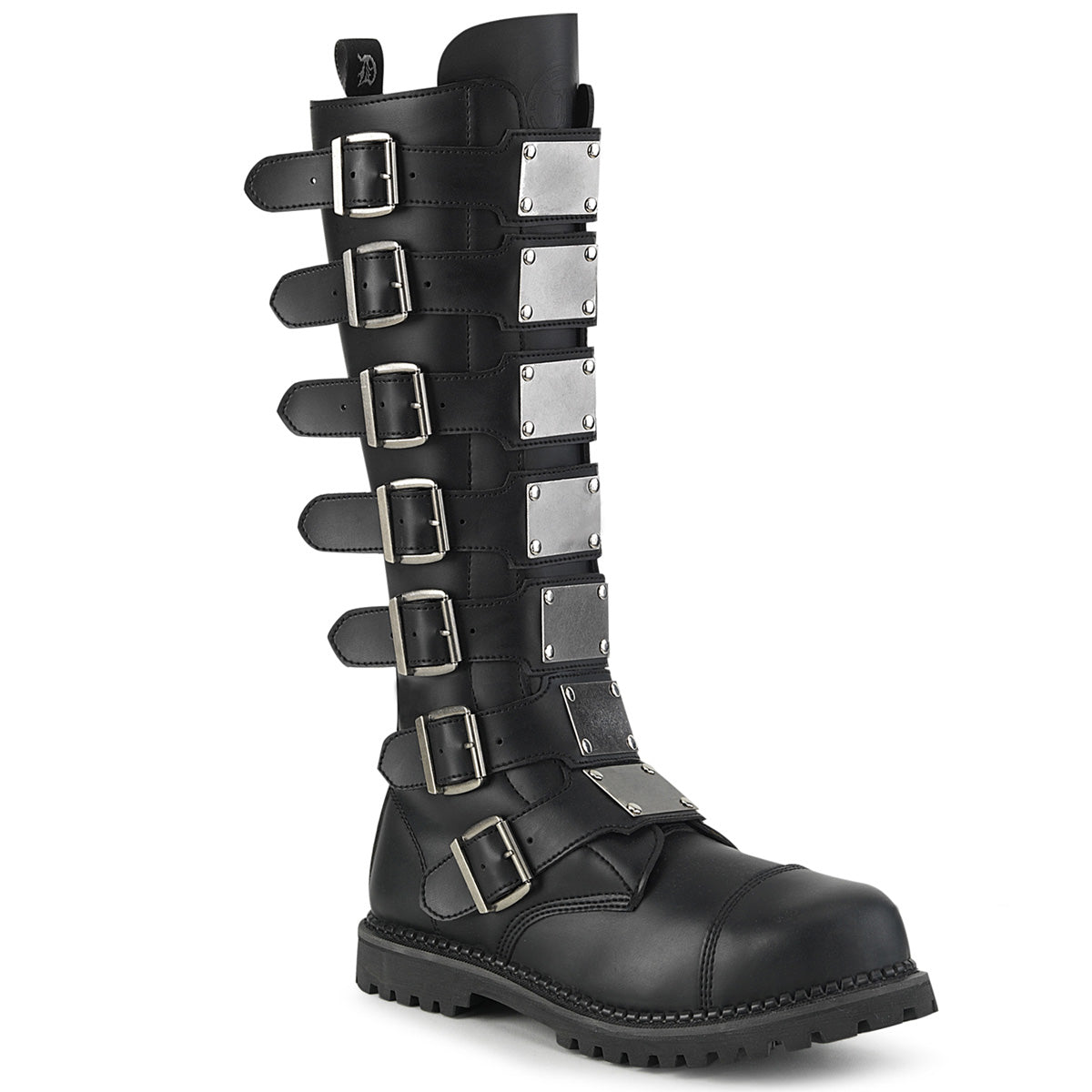 Demonia Riot-21Mp - Blk Vegan Leather