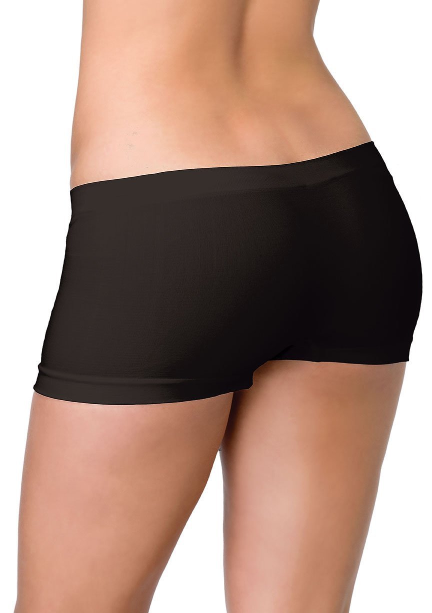 Seamless Boyshorts Black - Model Express VancouverLingerie