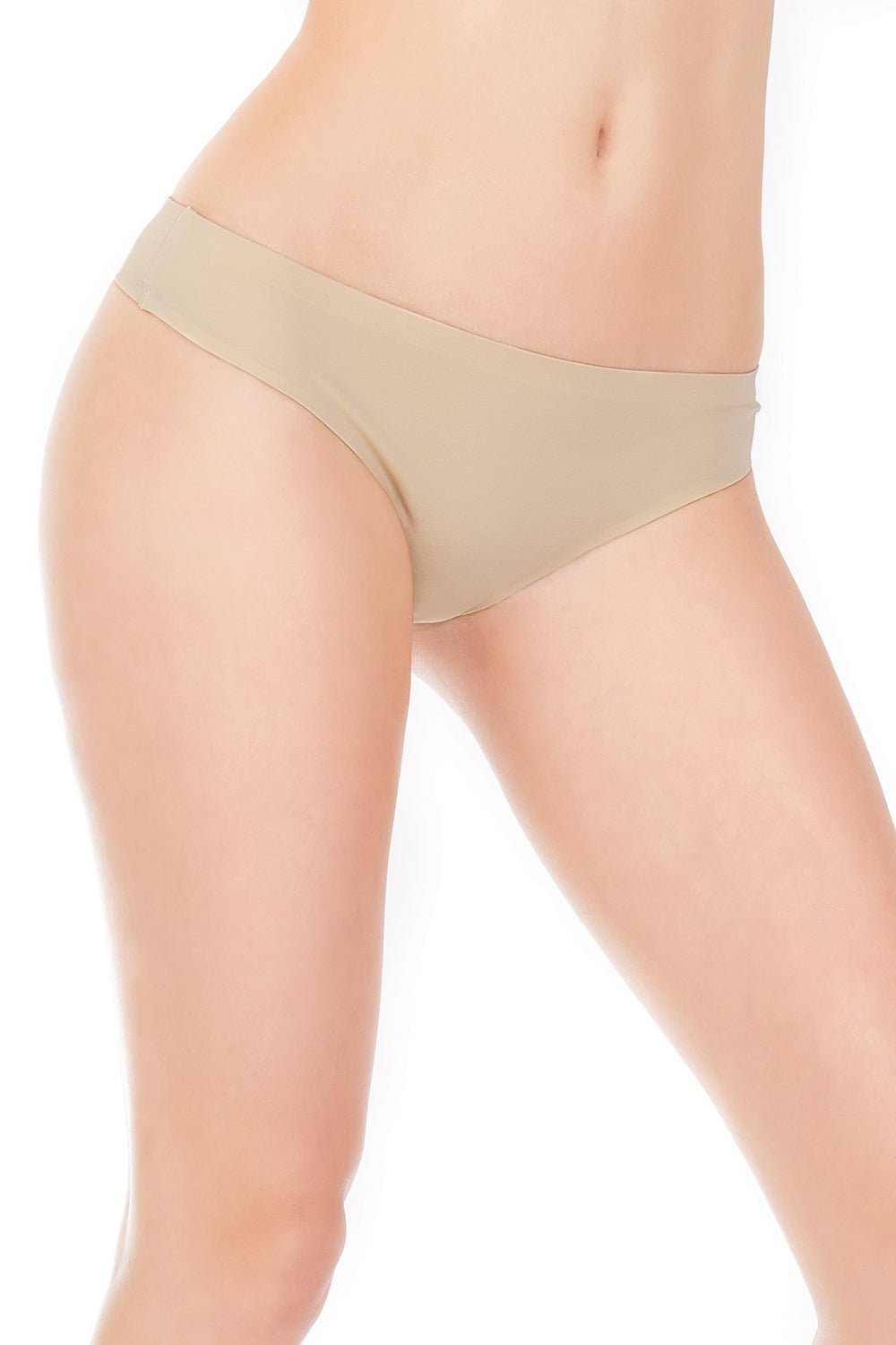 Seamless Microfibre Thong Nude - Model Express VancouverHosiery