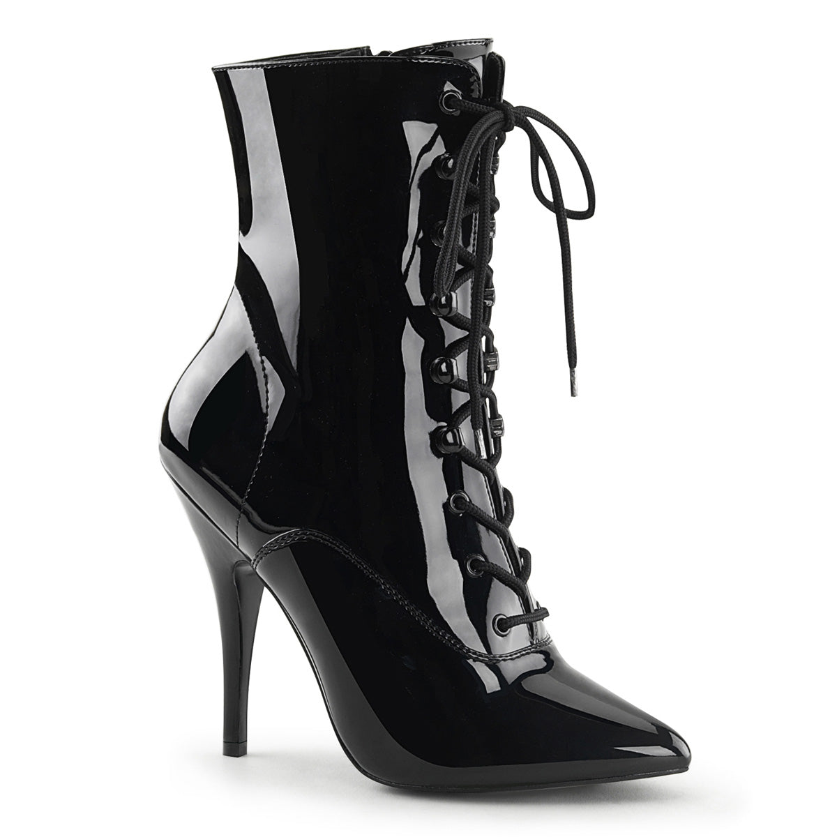 Pleasers Seduce-1020 - Blk Pat