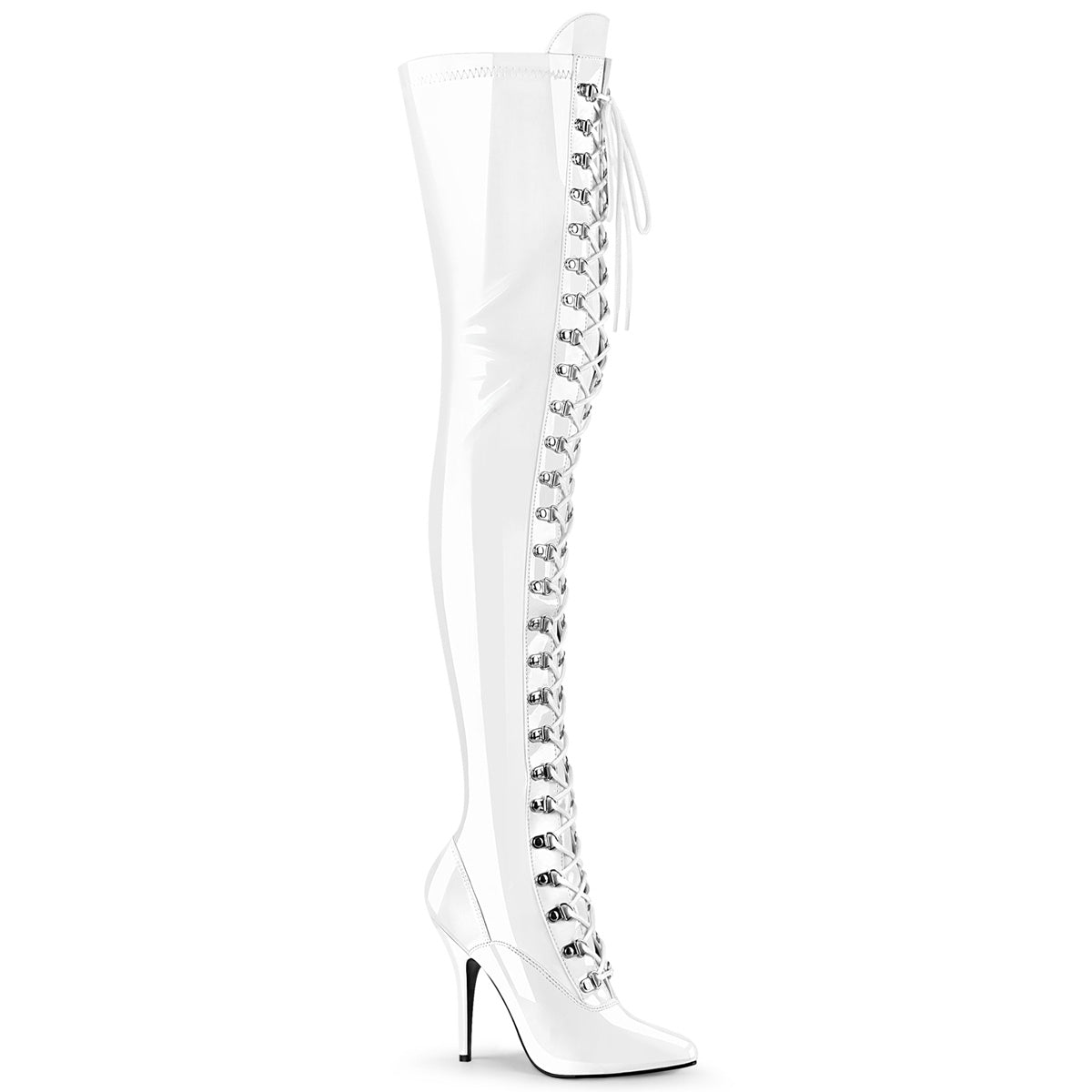 Pleasers Seduce-3024 - Wht Pat