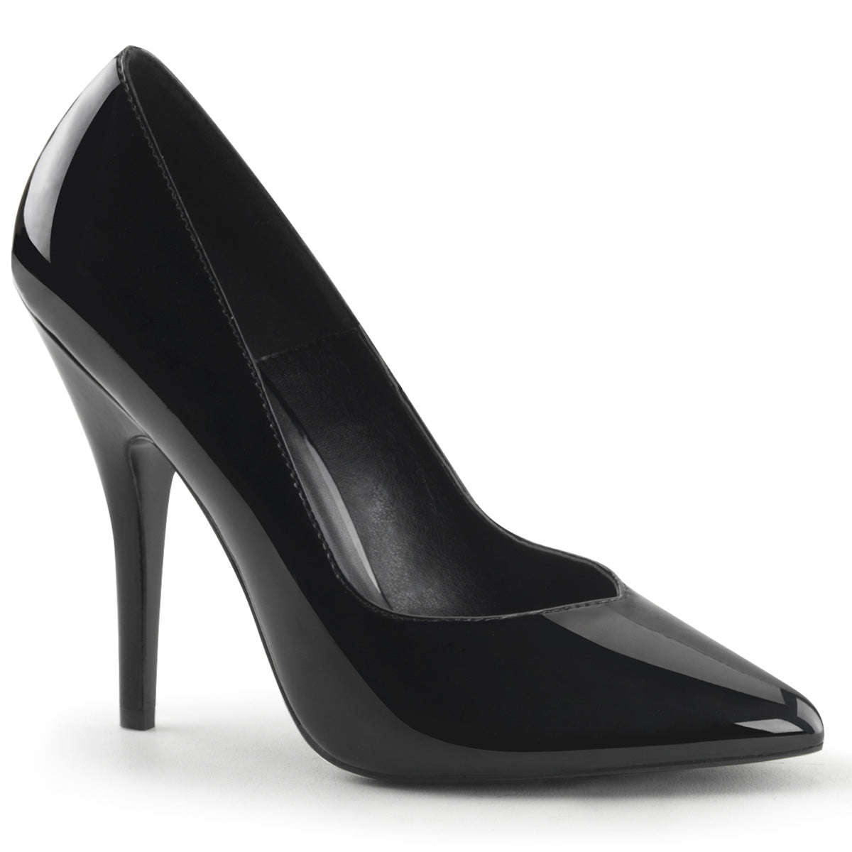 Pleasers Seduce-420V - Blk Pat