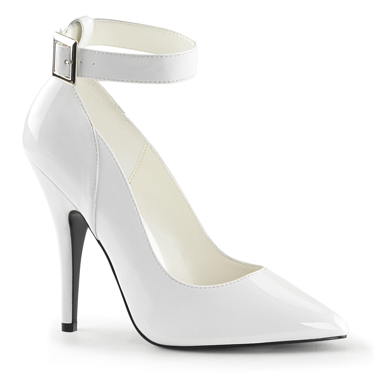 Pleasers Seduce-431 - Wht Pat