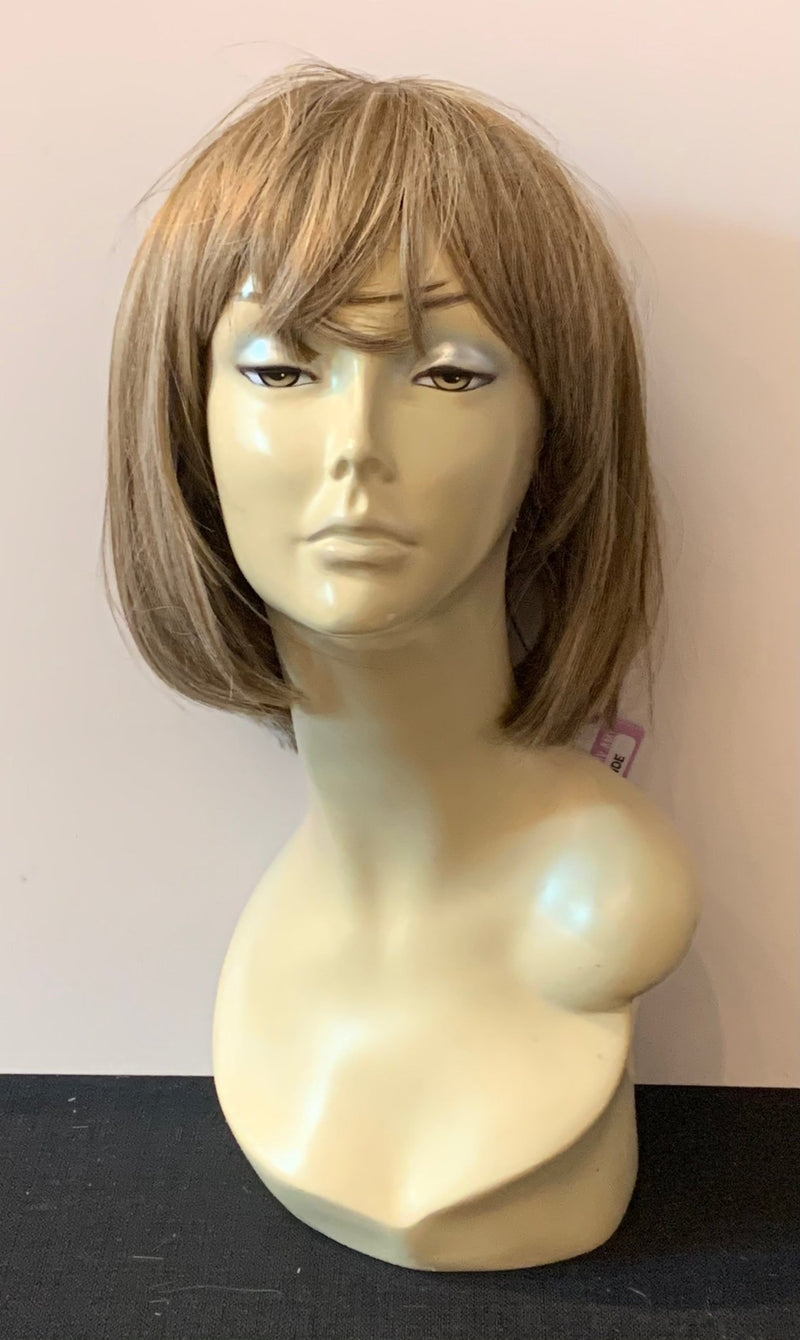 Short Bob Wig with Bangs - Ash Blonde - Model Express VancouverAccessories