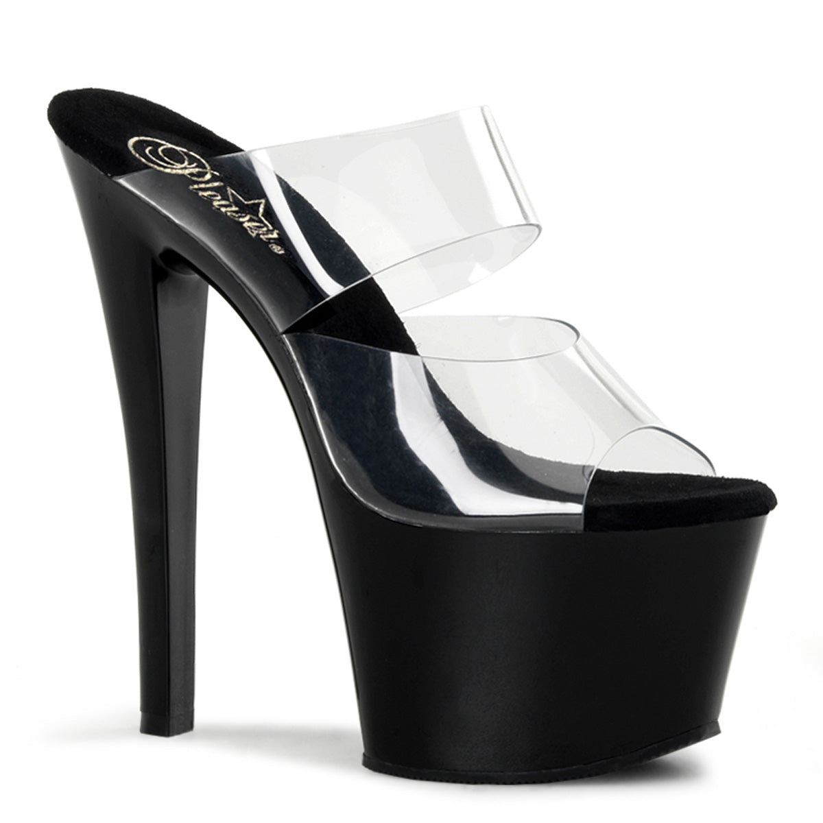 Pleasers Sky-302 - Clr/Blk