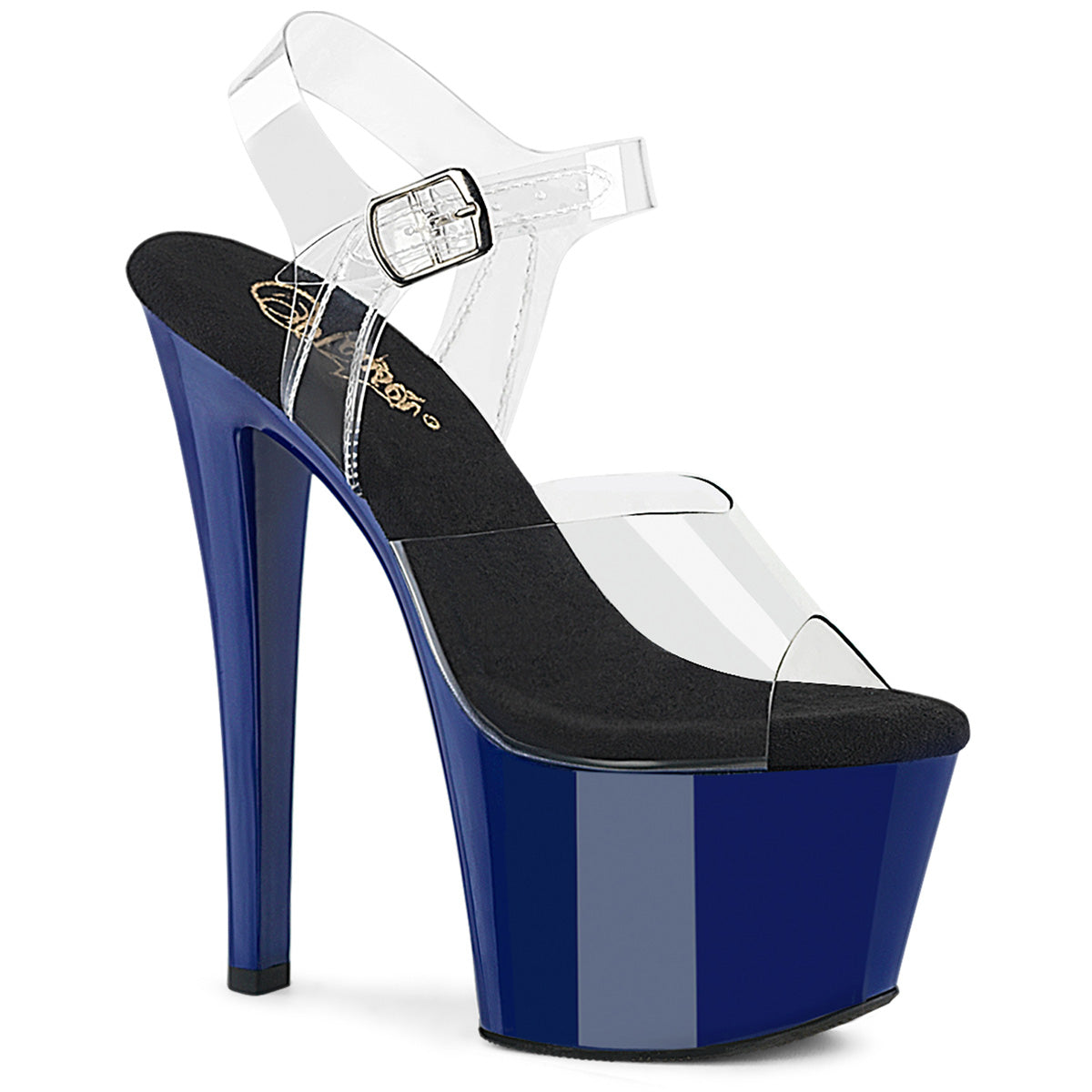 Pleasers Sky-308 - Clr/Royal Blue