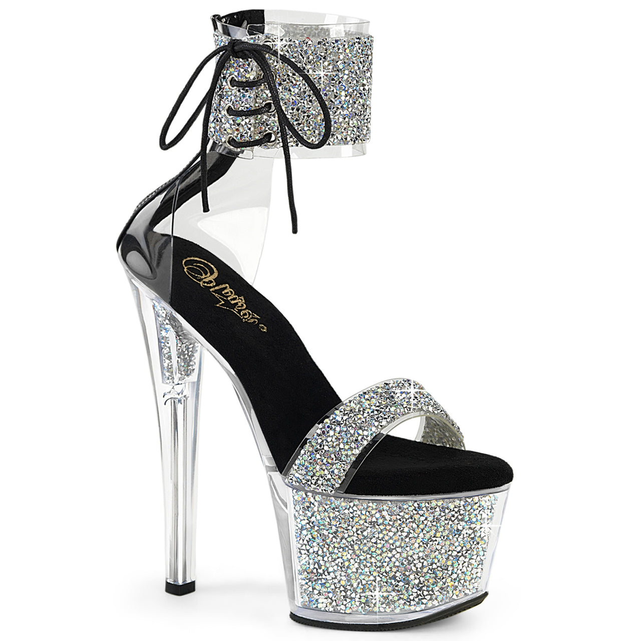 Pleasers Sky-327Rsi - Slv Multi RS-Blk/Slv RS