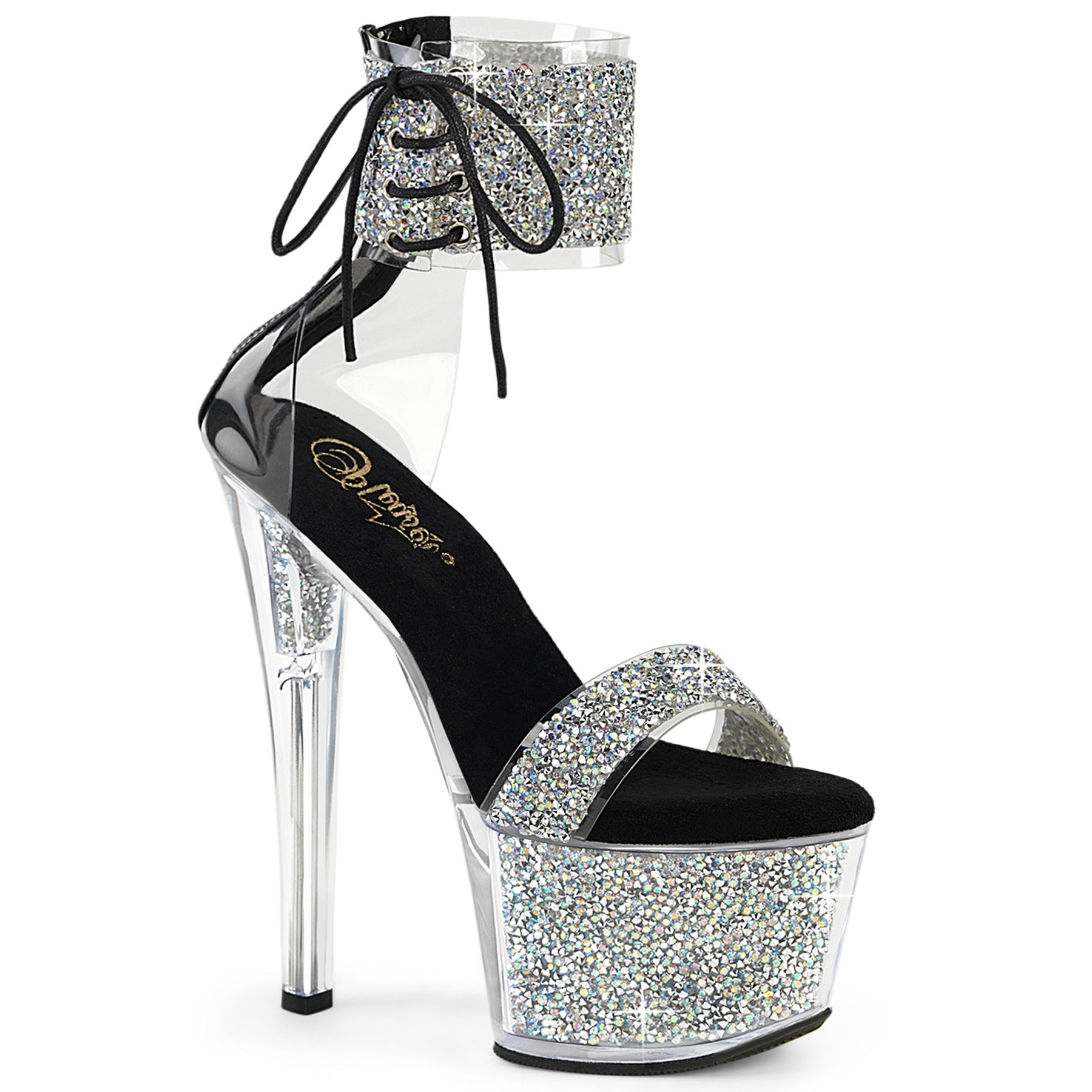Pleasers Sky-327Rsi - Slv Multi RS-Blk/Slv RS