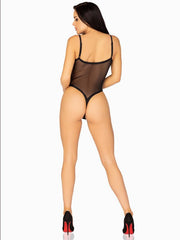 Snap Crotch Cami Bodysuit with Adjustable Strap - Model Express VancouverLingerie