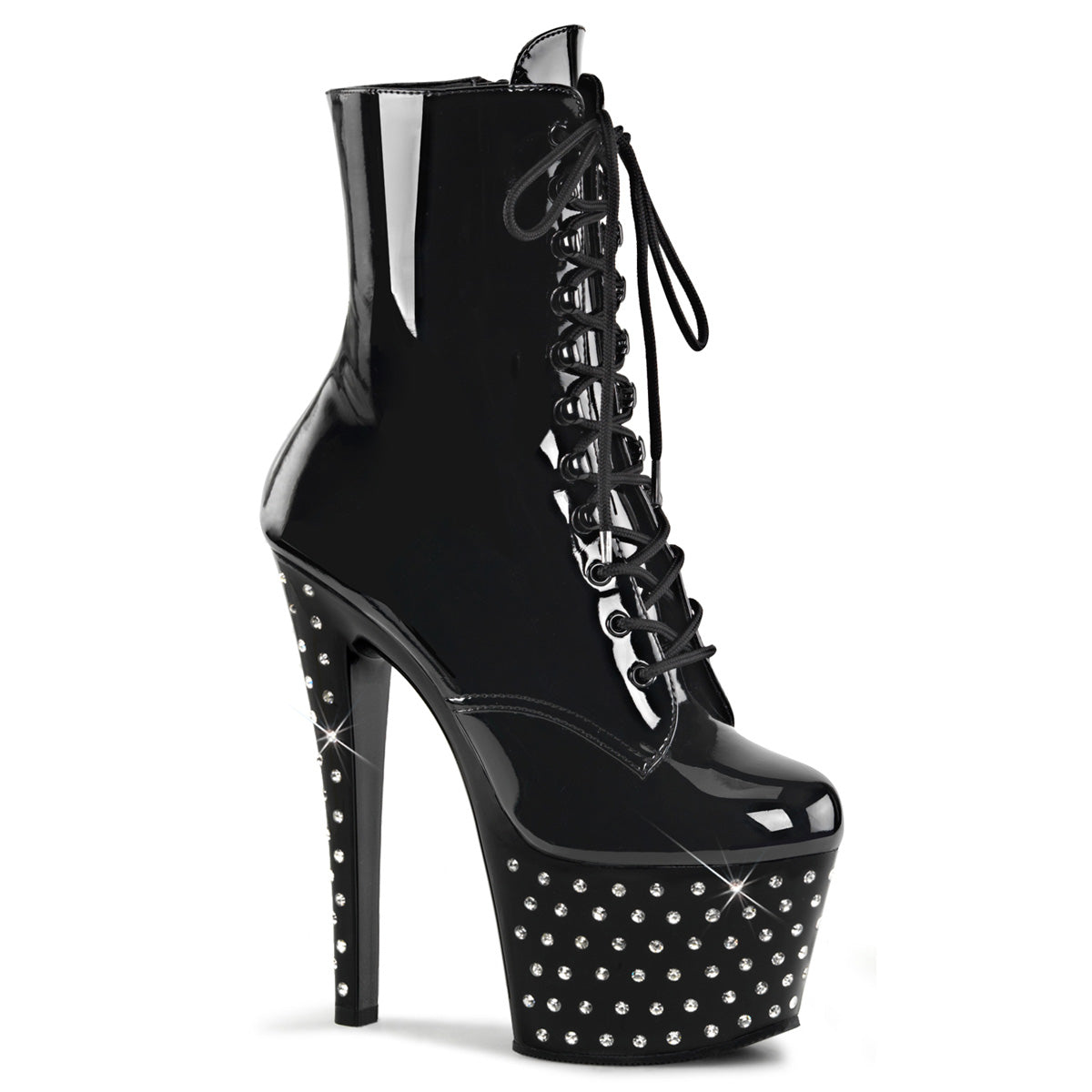 Pleasers Stardust-1020-7 - Blk/Blk