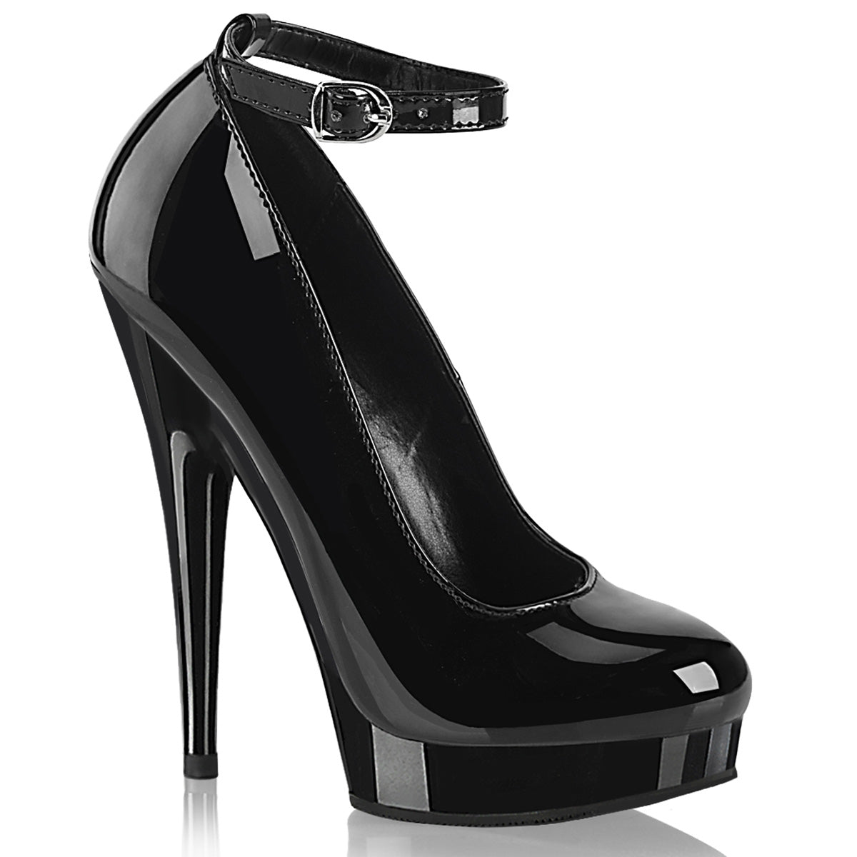 Fabulicious Sultry-686 - Blk Pat/Blk