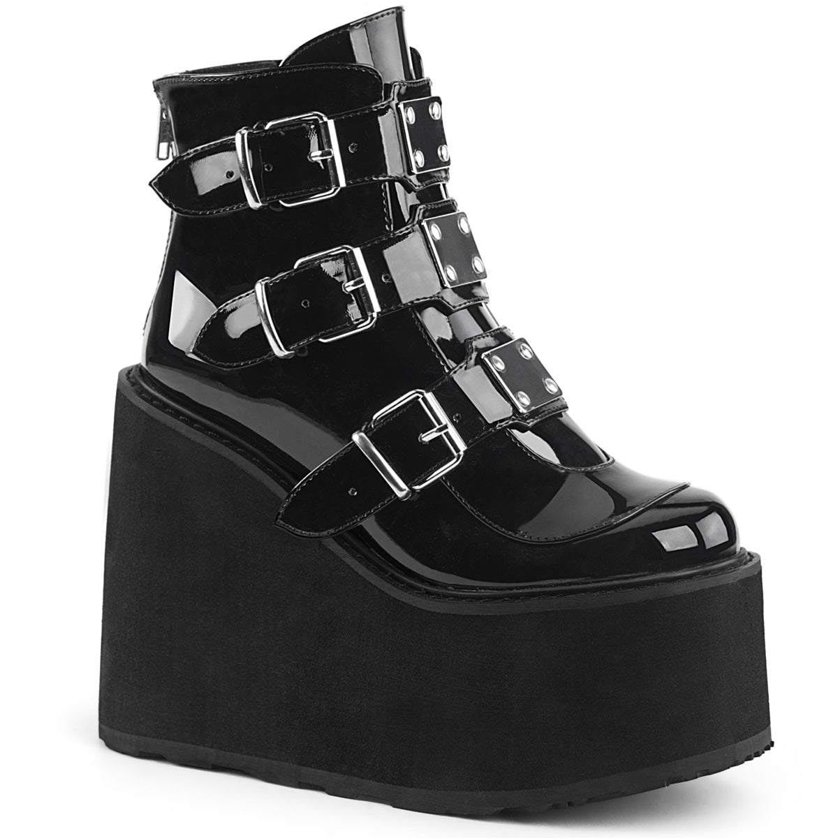 Demonia Swing-105 - Blk Patent