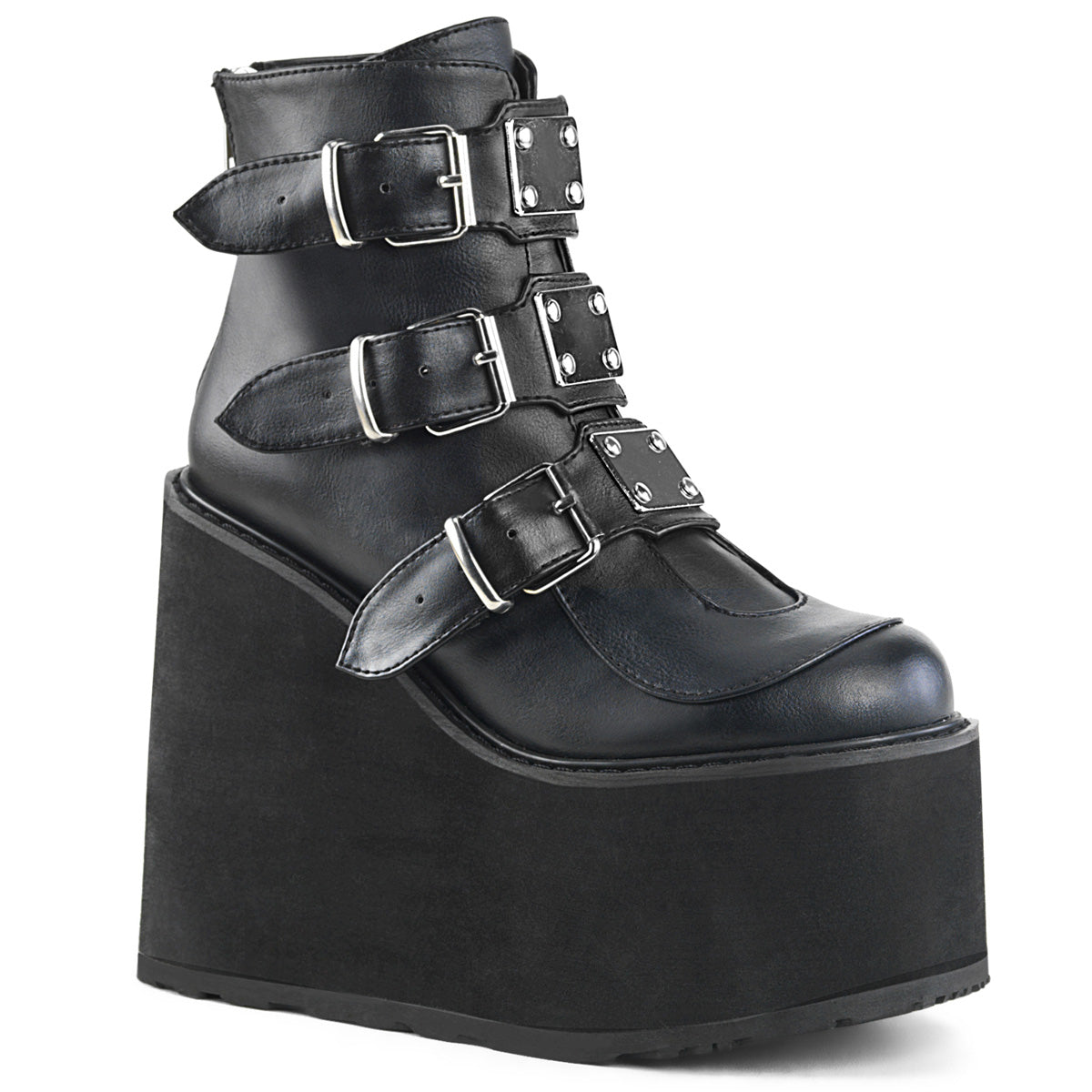 Demonia Swing-105 - Blk Vegan Leather
