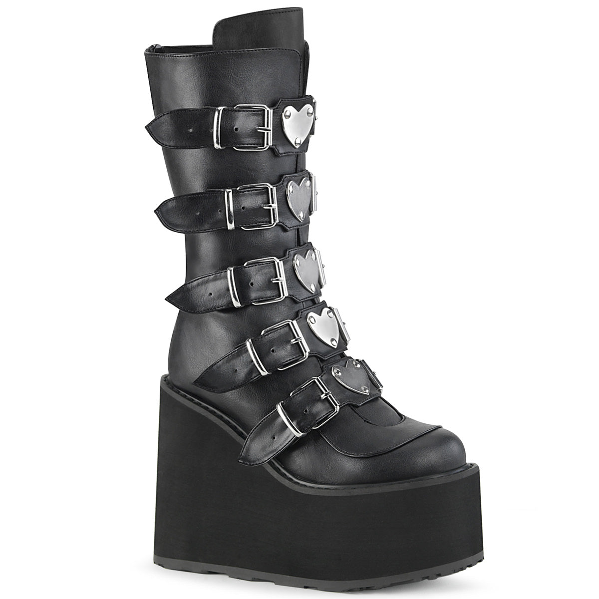 Demonia Swing-230 - Blk Vegan Leather