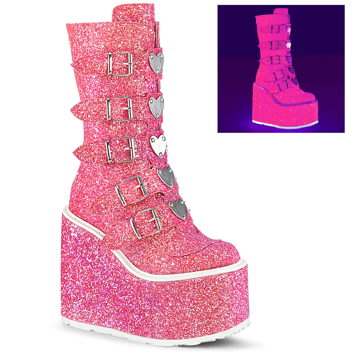 Demonia Swing-230G - Pink Glitter
