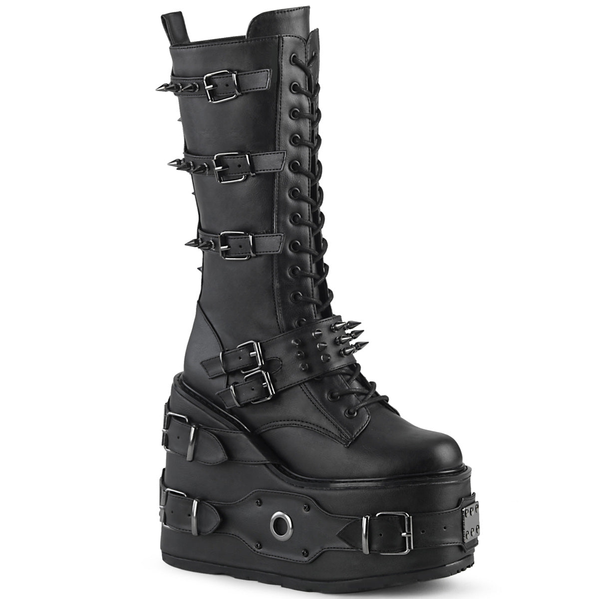 Demonia Swing-327 - Blk Vegan Leather