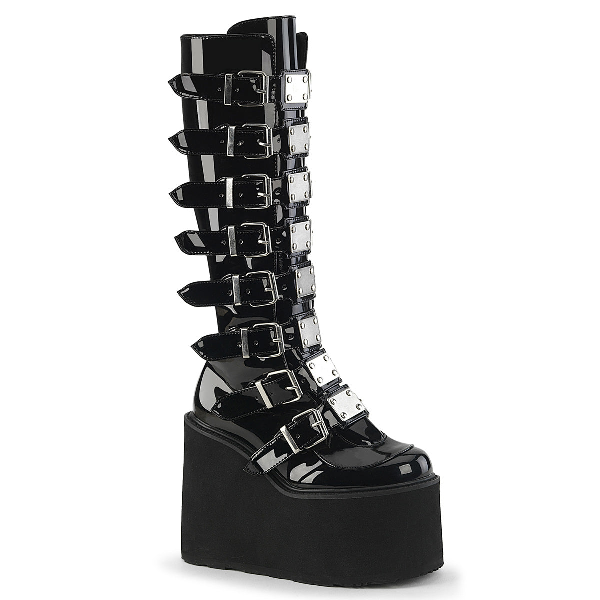 Demonia Swing-815 - Blk Pat