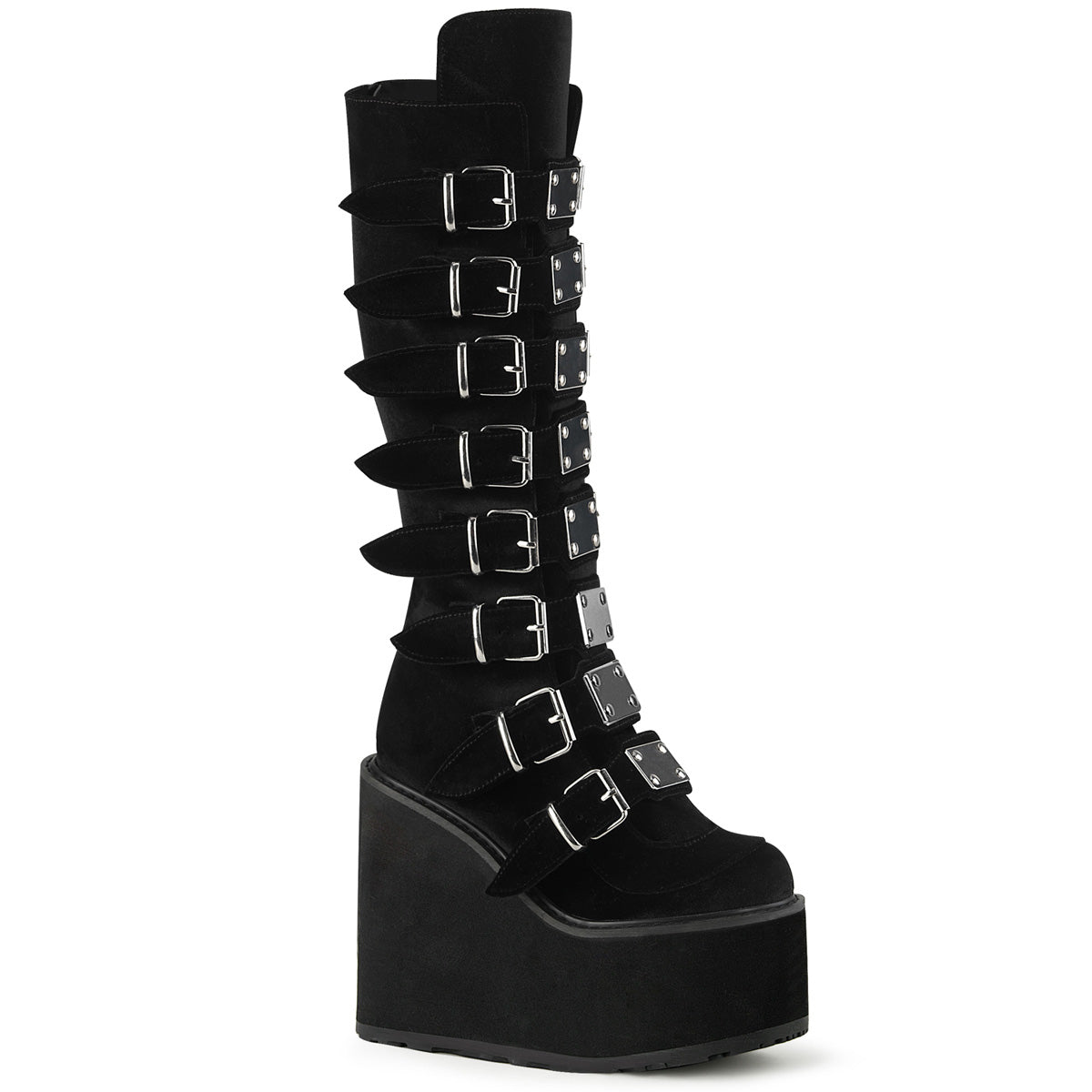 Demonia Swing-815 - Blk Velvet
