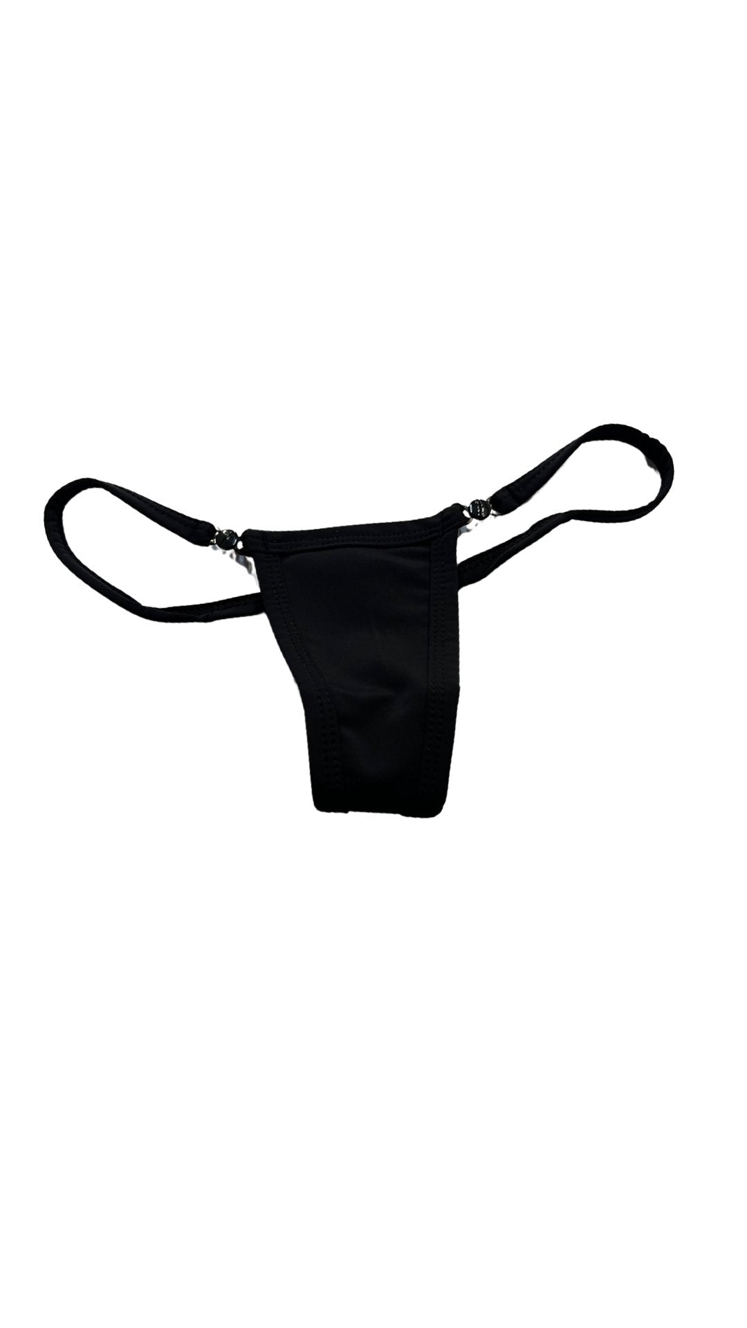 Thin Clip G-String - Black - Model Express VancouverLingerie