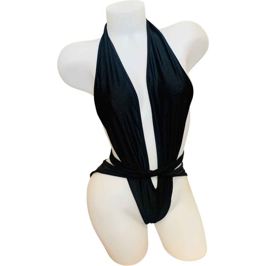 Toga Wrap Black - Model Express VancouverLingerie