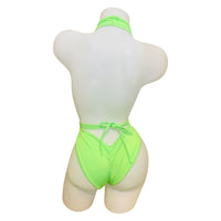 Toga Wrap Neon Green - Model Express VancouverLingerie