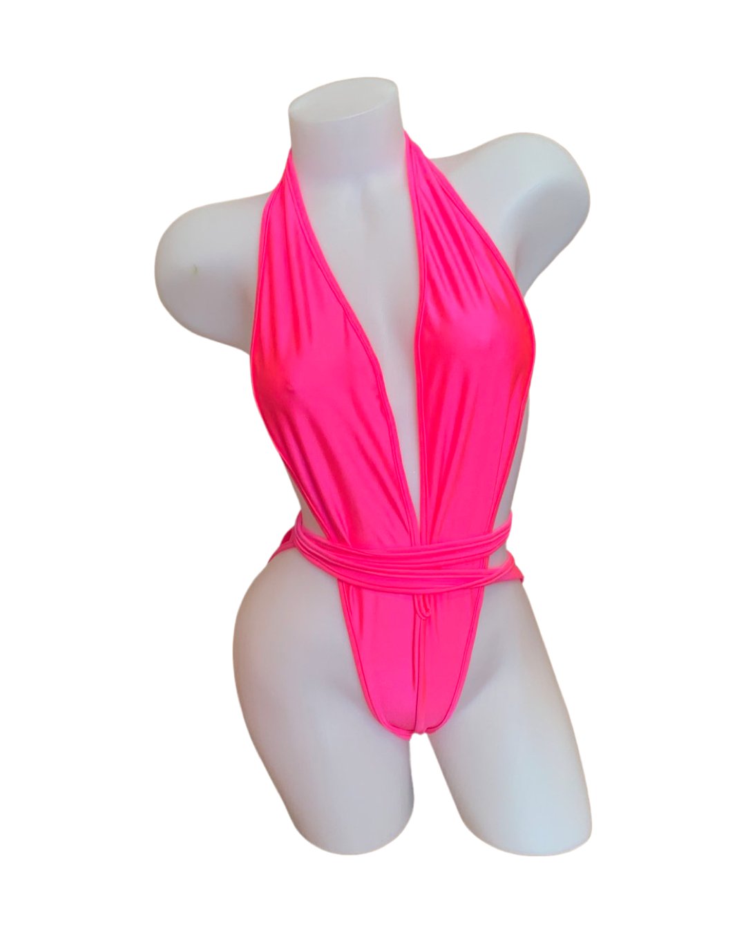 Toga Wrap Neon Pink - Model Express VancouverLingerie