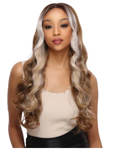 Transparent Lace Loose Curl Long Wig - Plum - Model Express VancouverAccessories