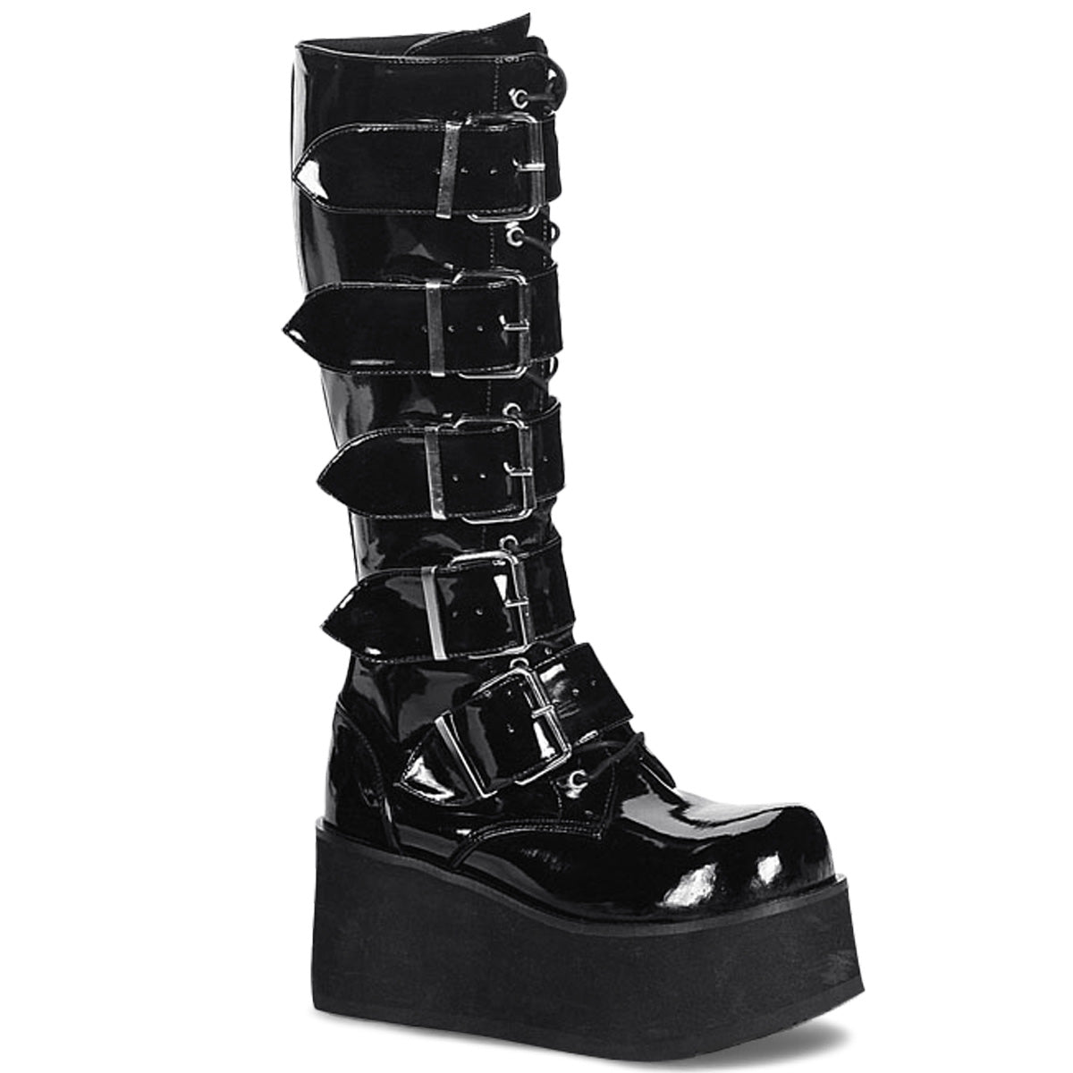 Demonia Trashville-518 - Blk Pat