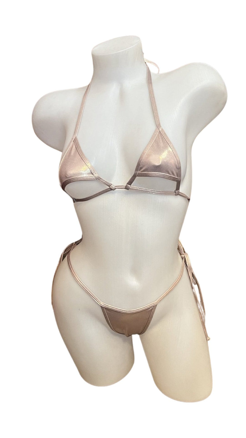 Under Bust Bikini Champagne - Model Express VancouverLingerie