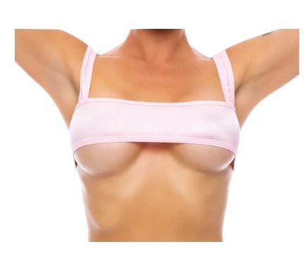 Underboob Top Baby Pink - Model Express VancouverBikini