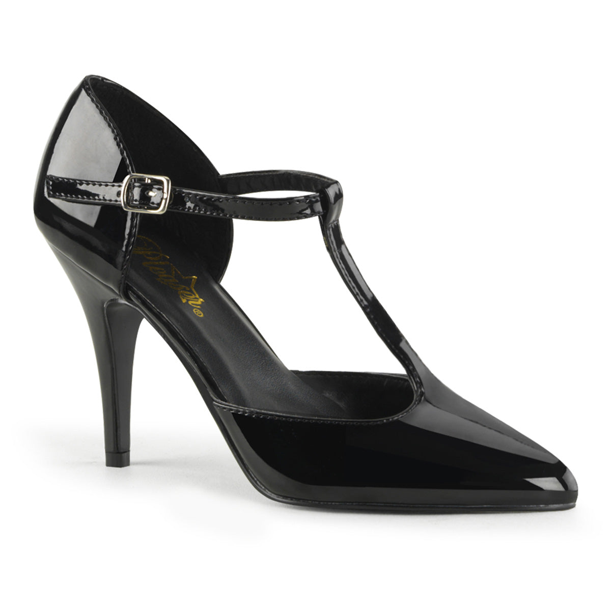 Pleasers Vanity-415 - Blk Pat