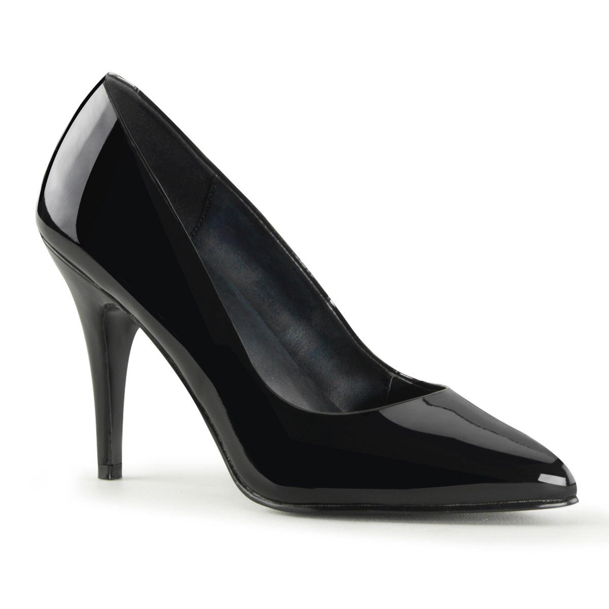 Pleasers Vanity-420 - Blk Pat
