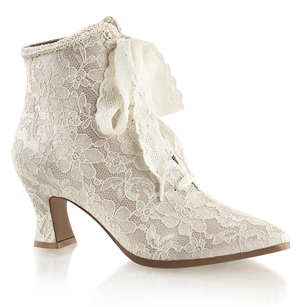 Fabulicious Victorian-30 - Champaign Satin-Lace