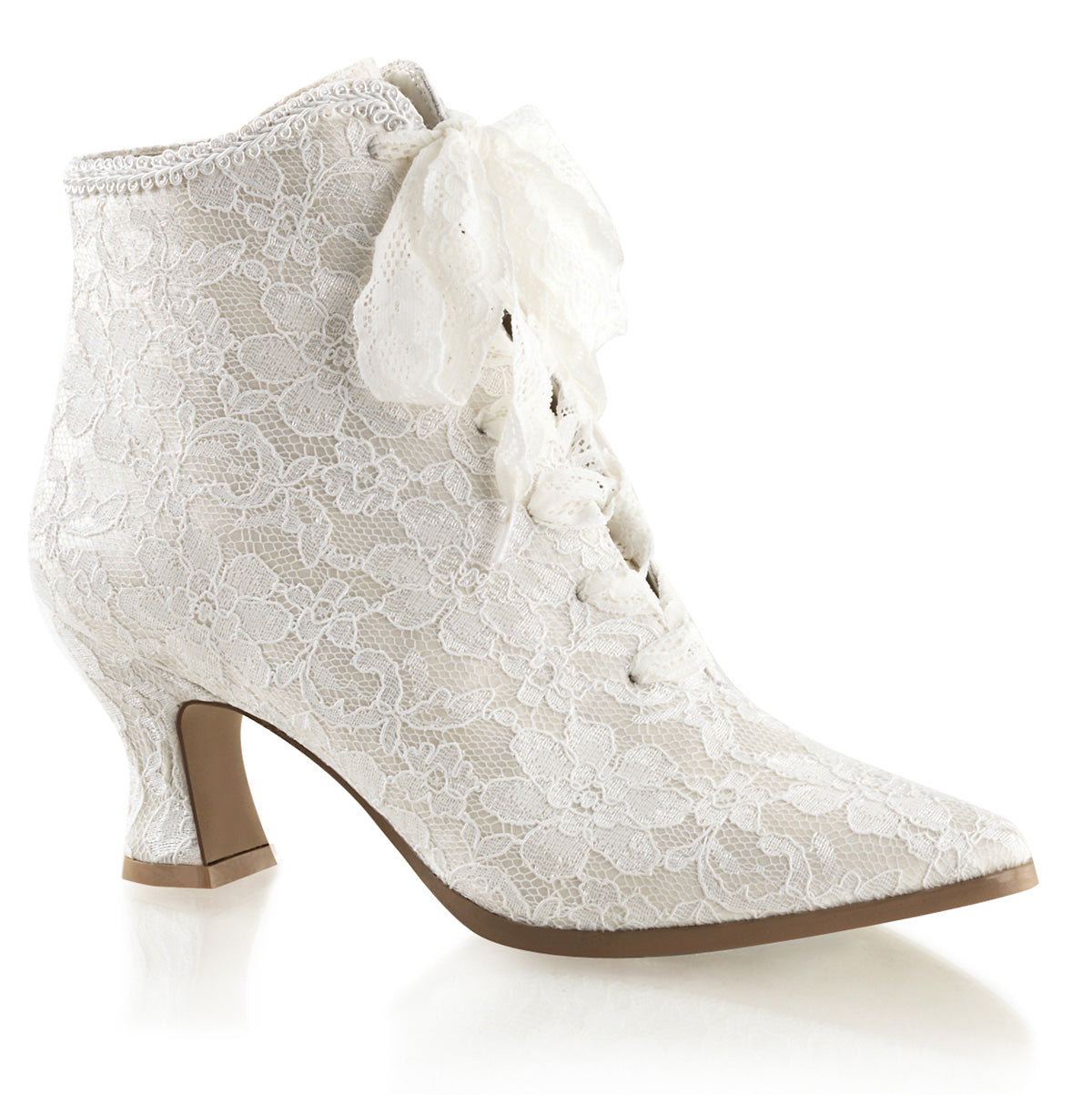 Fabulicious Victorian-30 - Ivory Satin-Lace